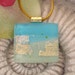 Dichroic Glass Pendant - Beaches - Dichroic Fused Glass Jewelry - Fused Glass - Necklace 052412p1001