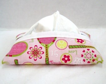 Tennis Tissue Cozy Pink Tissue Holder LIMITED