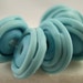 Organic Discs- Turquoise - Lampwork Beads (6) - Libelula Designs, SRA