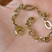 reserved for annette Vintage 14K Yellow Gold Bracelet
