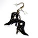 Earrings Little Black Cowboy Boots READY TO SHIP
