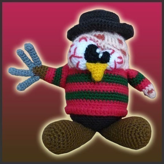 Amigurumi Pattern Crochet Freddy Krueger Tux Penguin DIY