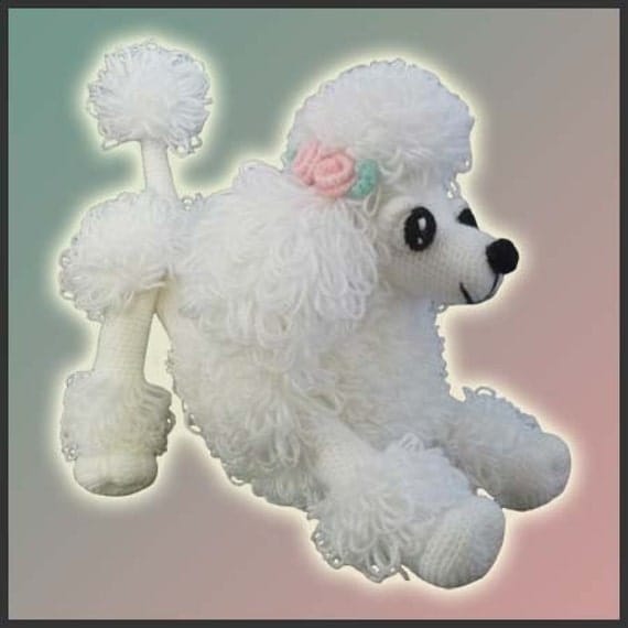 Amigurumi Pattern Crochet Lara Poodle Toy DIY Digital Download