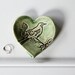 Heart shaped Spoon Rest or Trinket Dish