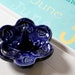 Cobalt Blue Ceramic Ring Catcher Blossom