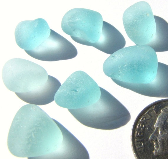 GENUINE Found Aqua Blue Sea Glass For by WestCoastSeaGlass