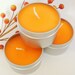 Pumpkin Spice Candle Soy Wax Travel Size tin container 4 ounces Home Decor Black Friday Etsy Cyber Monday Etsy