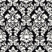 Michael Miller Dandy Damask Black Fabric - By the Yard