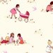 Sarah Jane, Children At Play, Dolls Cream Fabric - By the Yard
