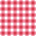 SALE Heather DuPont, Home To Roost, Red Check Cotton Fabric - By the Yard