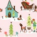 NEW Riley Blake Designs, Alpine Wonderland, Main Pink Fabric - By the Yard