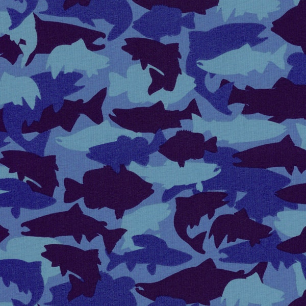 Dan Morris Off The Hook Fish Camo Fabric In Blue By The | dan morris off the hook fish camo fabric in blue by the Dan Morris Off The Hook Fish Camo Fabric In Blue By The | dan morris off the hook fish camo fabric in blue by the