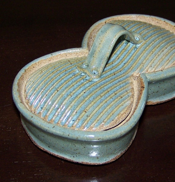 Salt and Pepper Cellar with Textured Lid