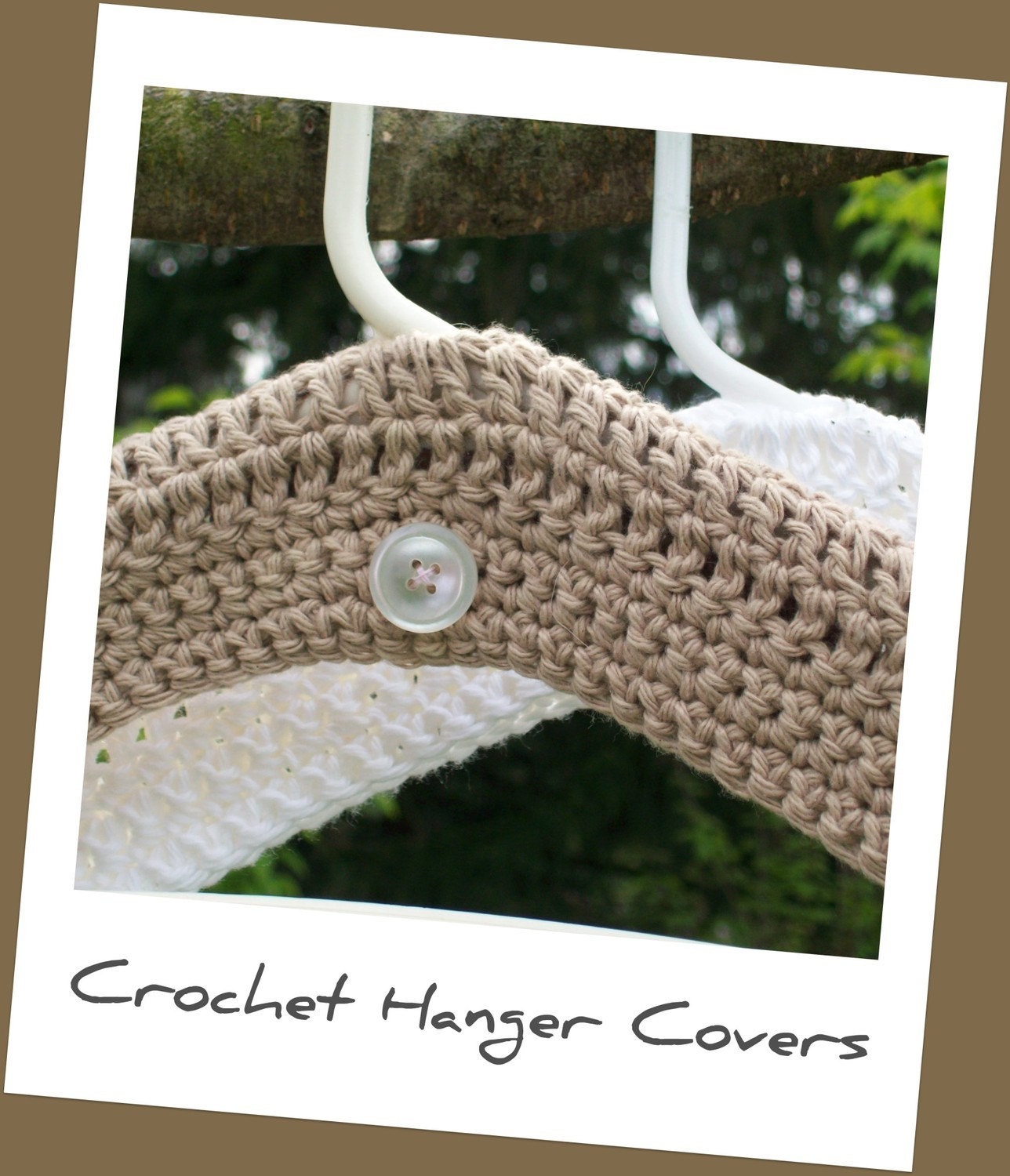 Cotton Crochet Hanger Covers PDF Pattern