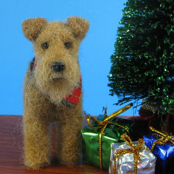 airedale terrier sculpture