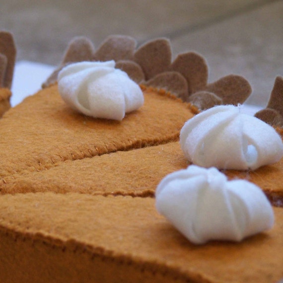 Pumpkin Pie Felt Food