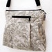 iPad Purse Kindle Handbag iPad Shoulder Bag Nook Purse Padded Electronics Pocket MEDIUM HOBO BAG Vintage Gray Fabric