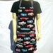 Full Mens Apron, Classic Cars, Chef Style with Pocket