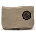 DISCOUNTED - Messenger Bag - Tree Rings - Lightweight Canvas Khaki