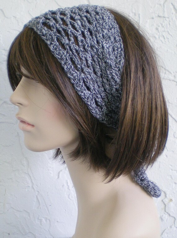 hand crochet headband head wrap Bandana dorag scarf hat