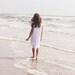 For Misty 5 White beach portrait flower girl wedding dress with wide lace in your girls sizes