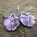 Shy ....................... Vermont Danforth Pewter Earrings and Pendant