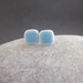 Teeny Tiny Tile Earrings - Sky Blue