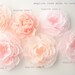 Custom English Rose - Handmade, hand dyed, hand painted bridal hair flower - Made to Order