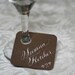 Wine Tag Escort Card - Custom for Lindsey