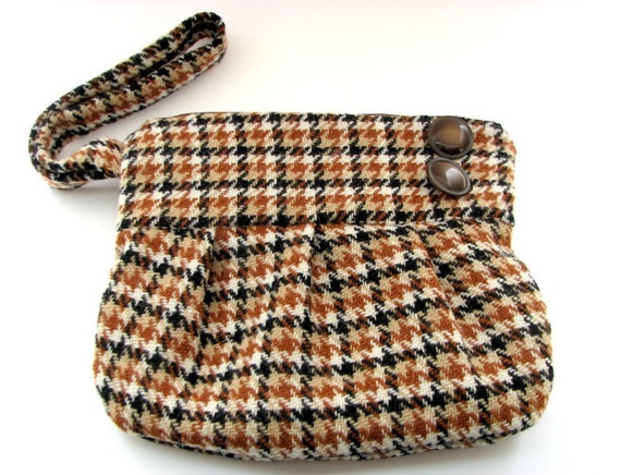 plaid bag strap