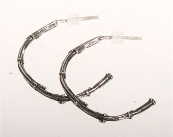 Delicate 925 Sterling Silver Branch Earrings by zulasurfing