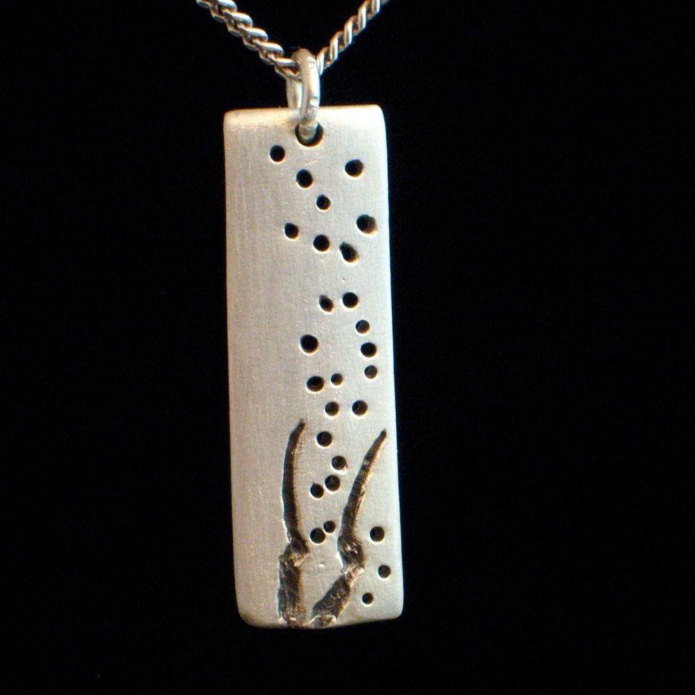 Scuba Diving Pendant made of 925 sterling silver design by
