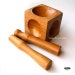 2.25" Dapping Block Wood Set with Punches by Vintaj