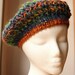The Mighty Light Hat - Wool Blend Knit Beret \/ Tam - Custom COLORS