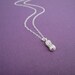 sterling silver peanut necklace gift for her Mother's Day