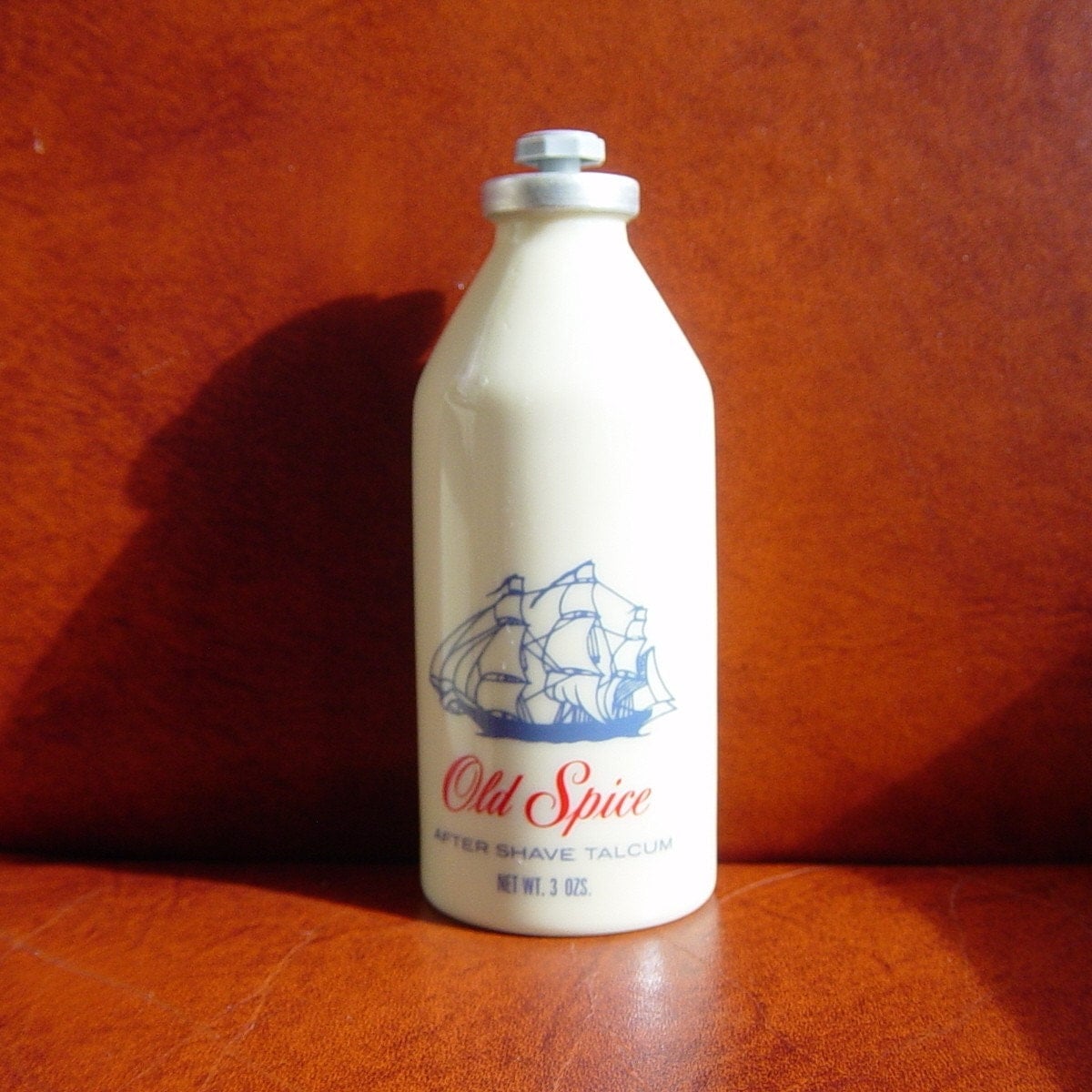 1970s Vintage Old Spice After Shave Talcum Bottle by DandelionGirl