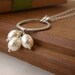 Tres Amigos Pearl Necklace. Sterling silver. Bridesmaid gifts on sale. Bridal. Wedding. Bride. GIFTS FOR HER. Jewelry.
