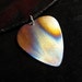 steel guitar pick necklace - Firestarter