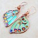 Sidhe Wings Earrings -The Elf-Queen in Copper - Fairy Wings - Faery Wings - Faerie Wings