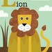 Letter L (lion)