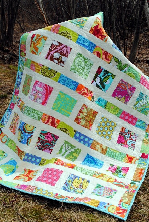 Flowers In The Sunshine Baby QUILT PATTERN Quick And