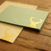 Elk Stationary (gold & aqua)