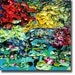 B. Sasik Original Oil Painting Giverny France Garden ART