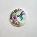 Miniature Hummingbird Handpainted Plate OOAK by C.Rohal