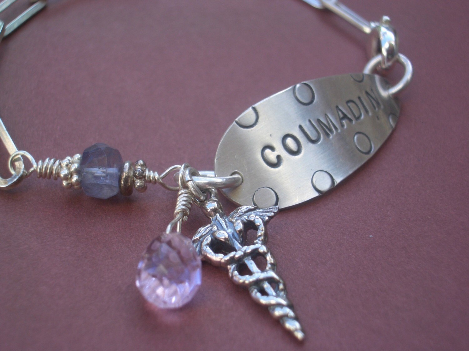 Hip Stylish Fun Medical Alert Bracelet for Wendy