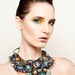 Alice's Diamonds Couture Collar Necklace, High Fashion Bib Necklace, Rhinestone Luxury Collar