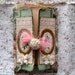 Hand Painted ROSES on a folder made of vintage ROSE wallpaper and filled with ROSES and ephemera for your own projects