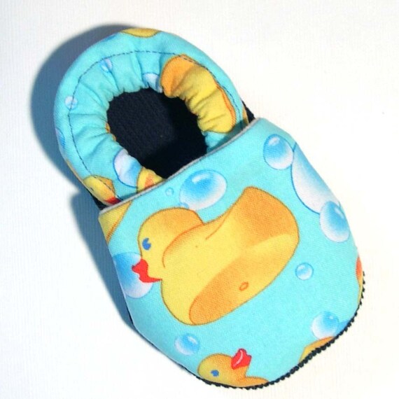 Rubber Duckie Soft Soled Baby Shoes 6-12 mo