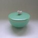 Ceramic Lidded Vessel with Bird