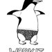 Penguin Art Print ACEO - "Work it Penguin"